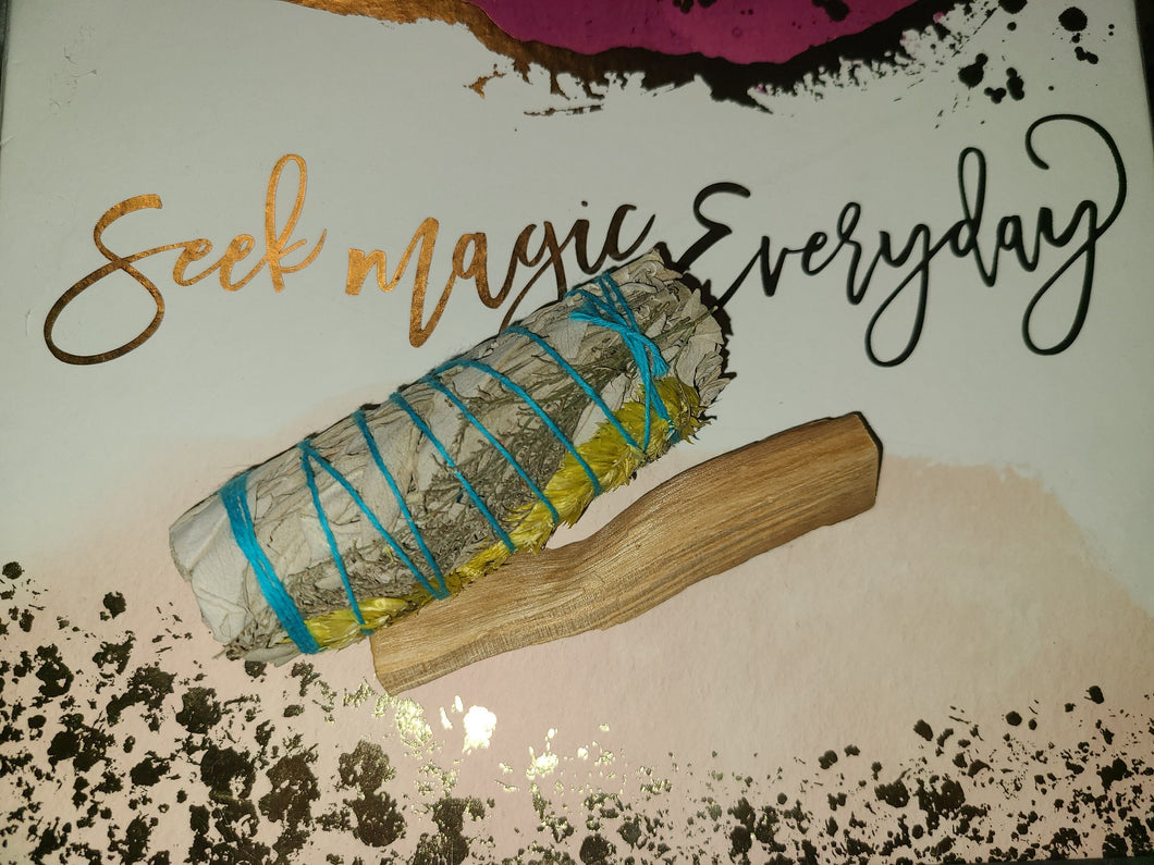 Sage and palo santo